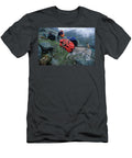 Two Men Take a Rest High on a Mountain Corey Rich T-Shirt