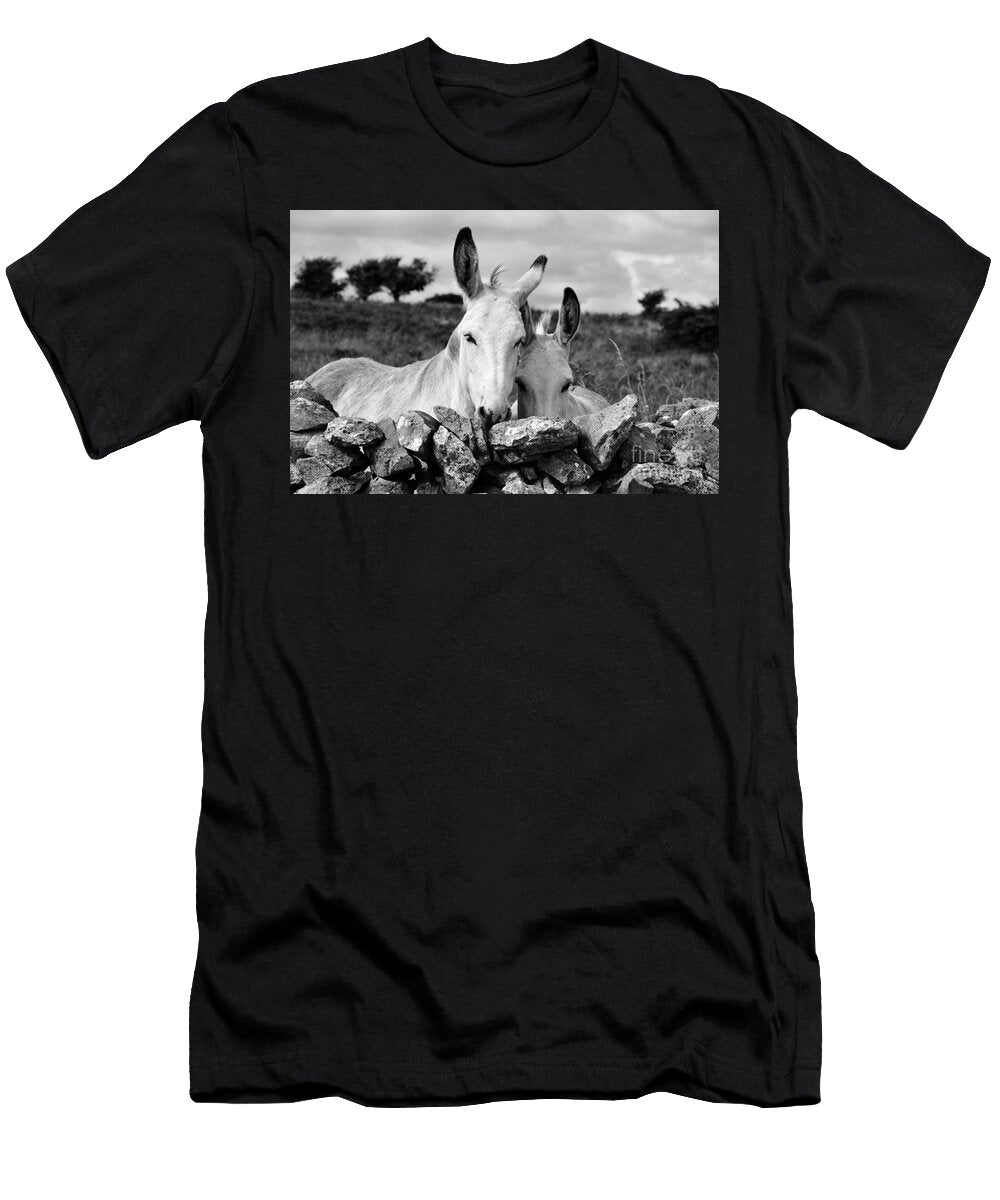 Two White Irish Donkeys Ricardmn Photography T-Shirt