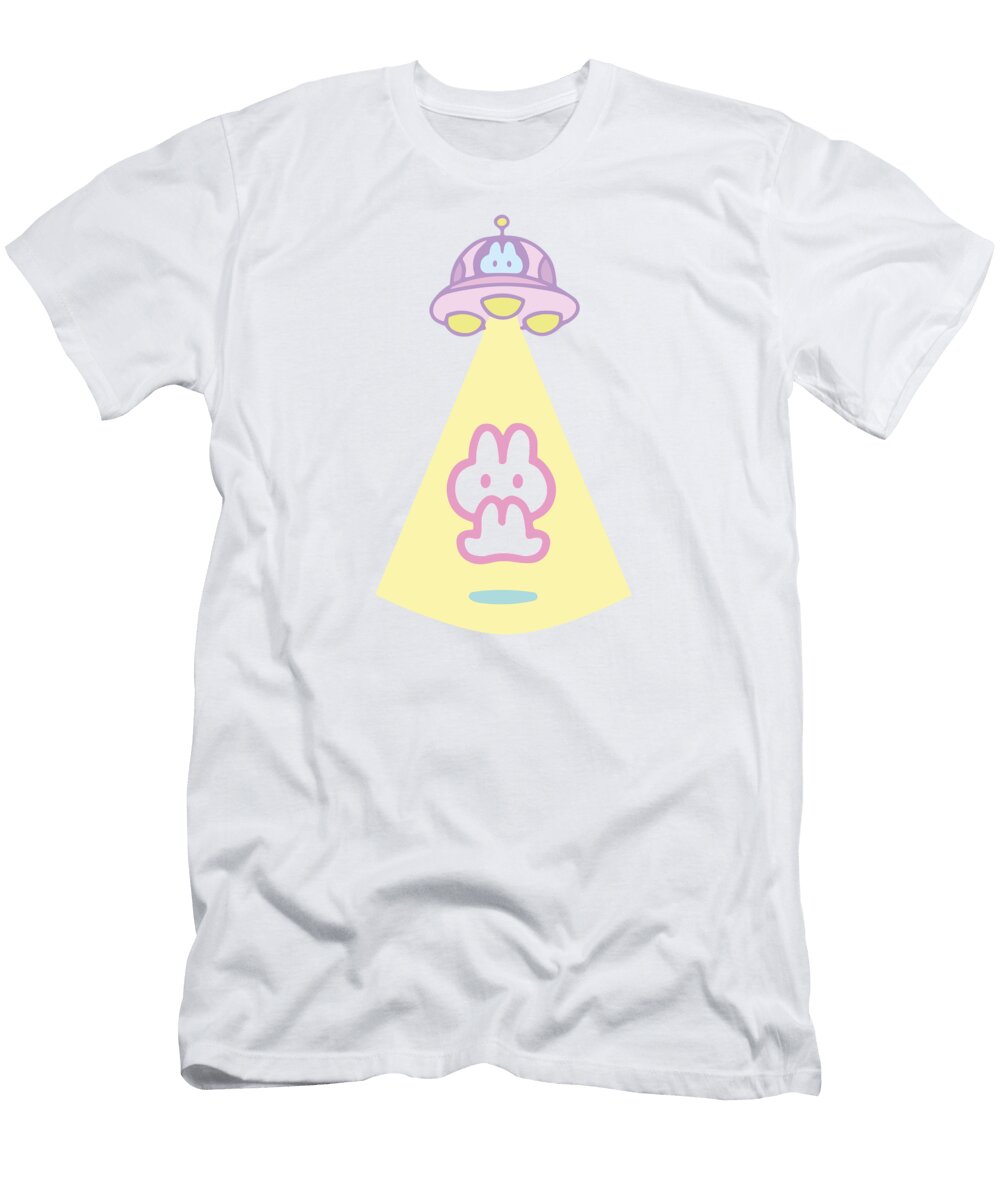 Ufo Abducted Bunny Ricardo Yermany T-Shirt