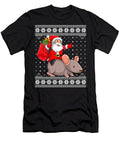 Ugly Xmas Sweater Style Santa Riding Hamster Christmas Thepassionshop T-Shirt