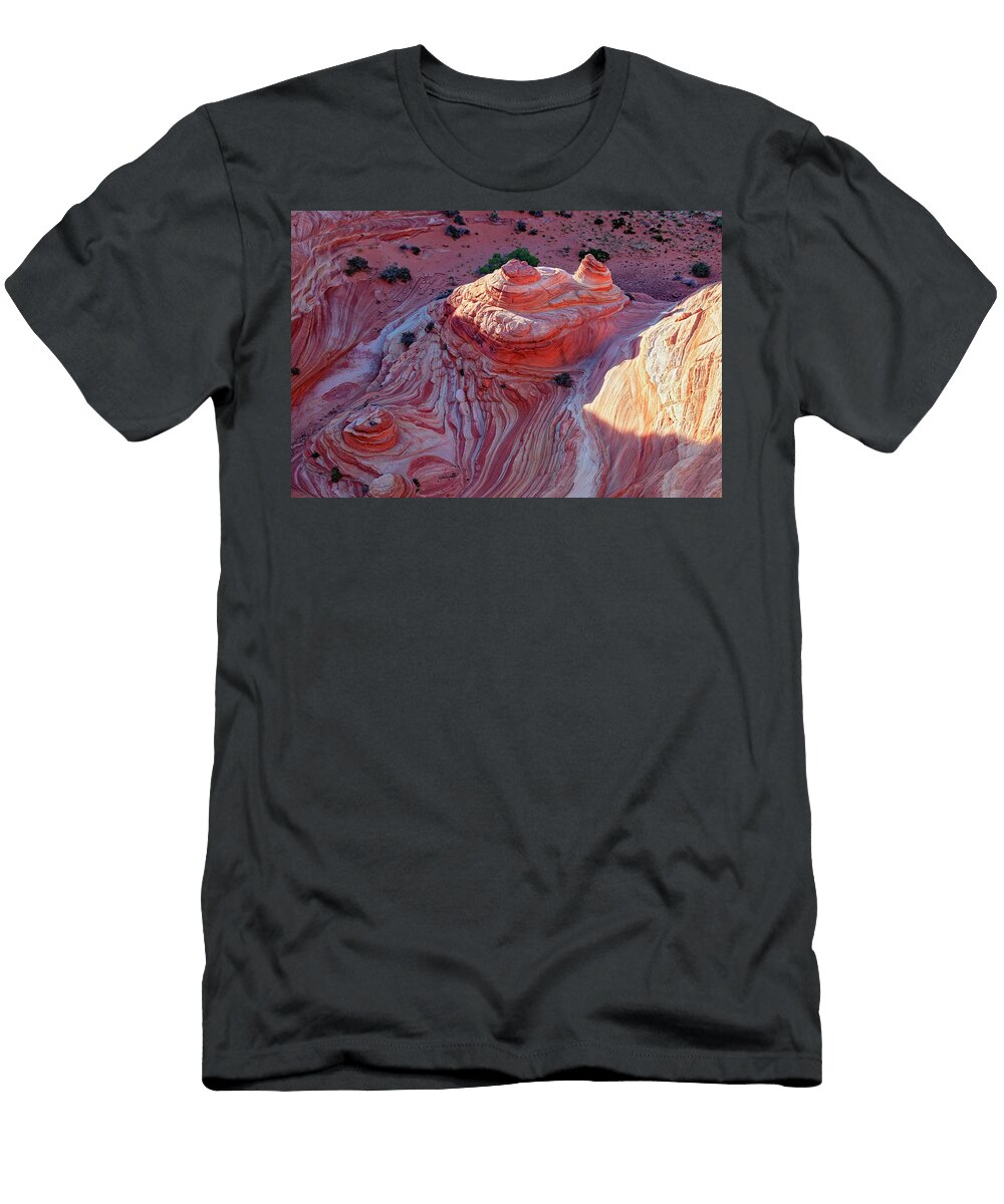 United States Arizona Paria Canyon Vermilion Cliffs Wilderness Colorado Plateau Luminous Buttes in Coyote Buttes South Vermilion Cliffs National Monument Bernd Grundmann T-Shirt