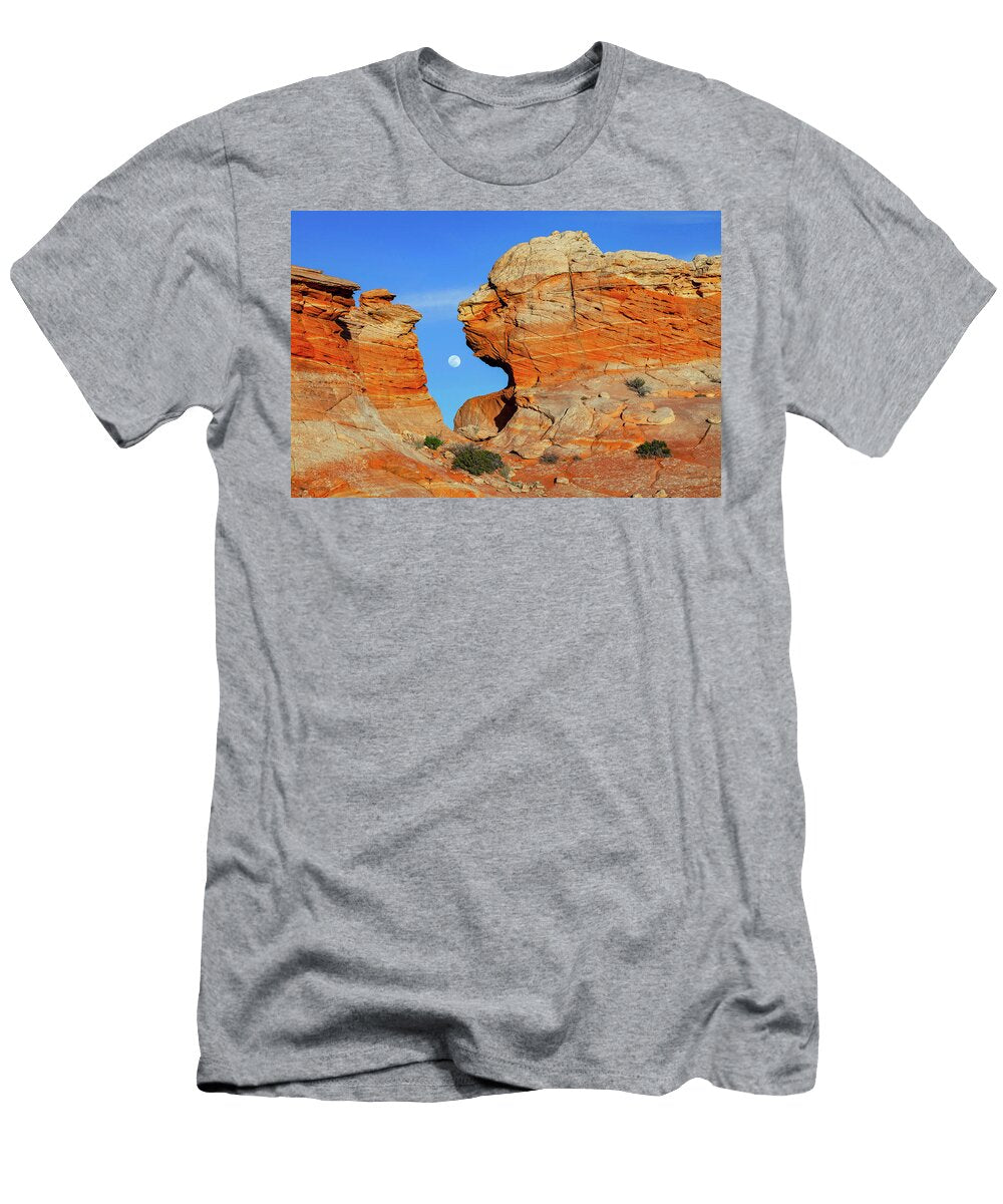 United States Arizona Paria Canyon Vermilion Cliffs Wilderness Colorado Plateau Moon Rise in Coyote Buttes South Vermilion Cliffs National Monument Bernd Grundmann T-Shirt