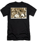 Upsetting All of the Jurymen Onto the Heads of the Crowd Below Illustration for Lewis Carrolls Alices Adventures in Wonderland Peter Newell T-Shirt