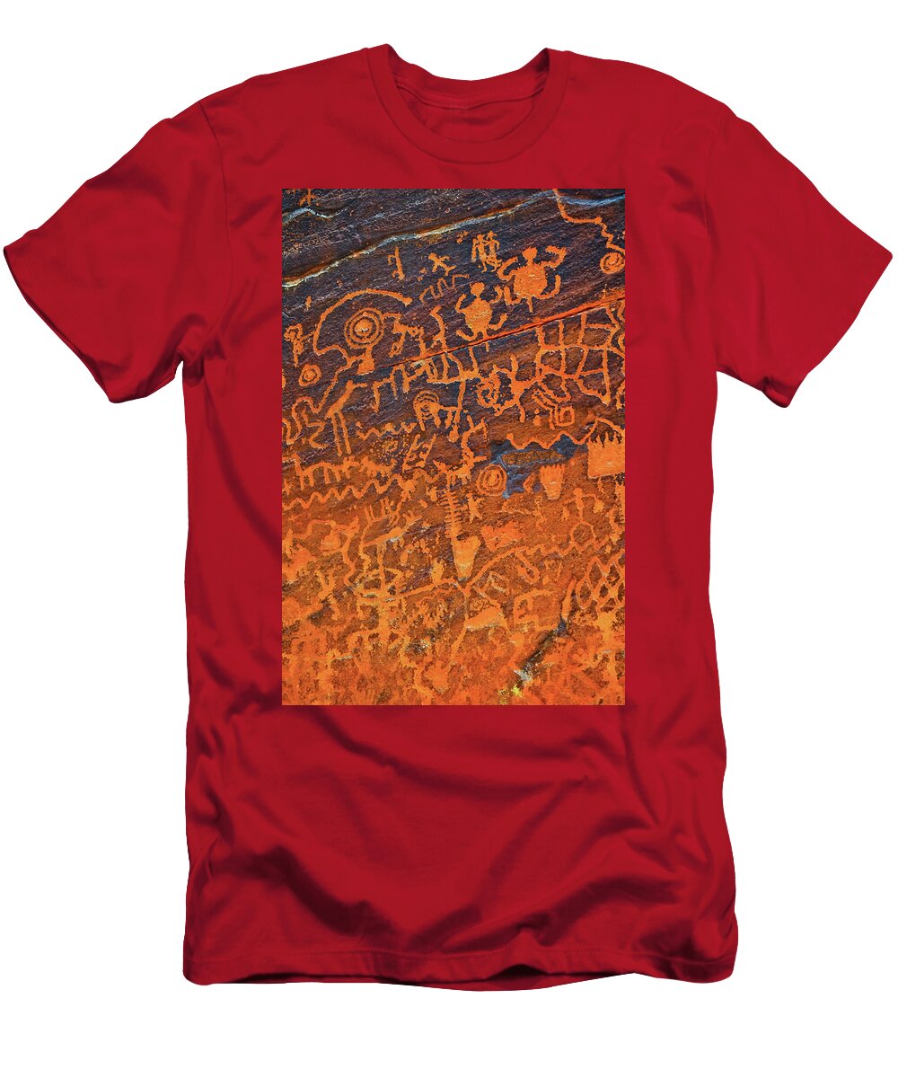 V Bar V Petroglyphs Portrait Kyle Hanson T-Shirt