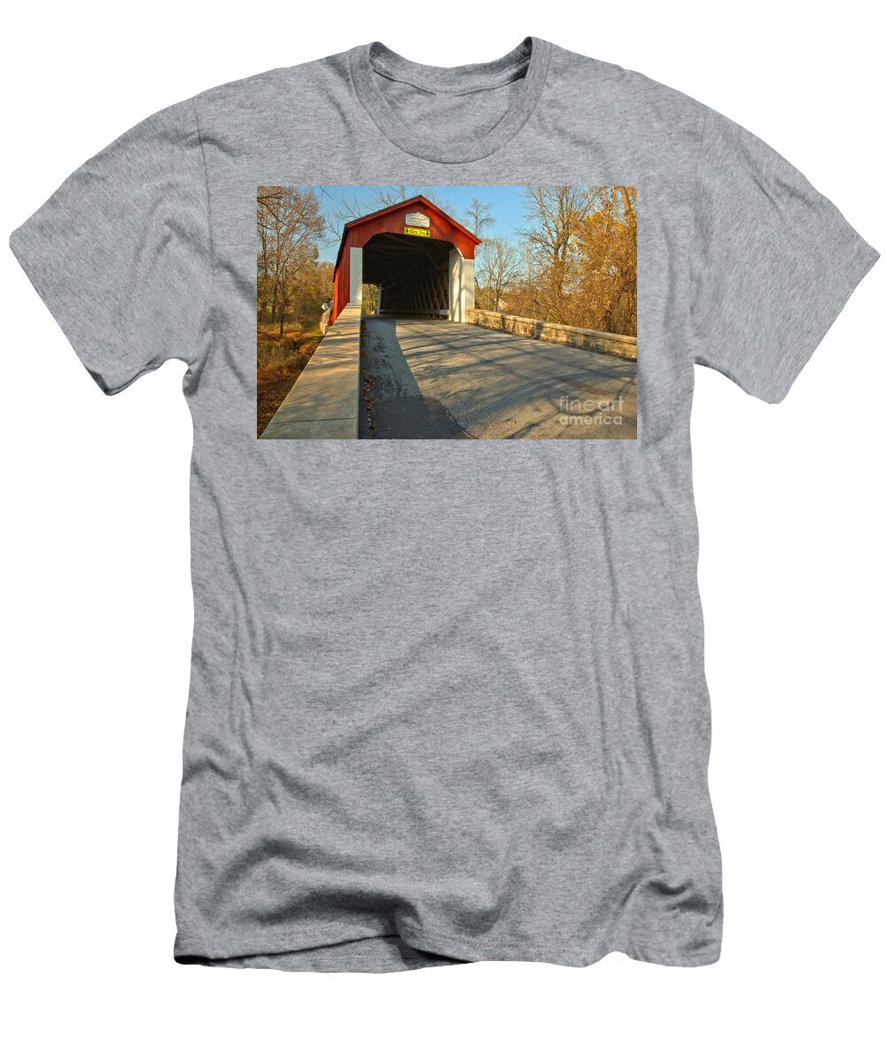 Van Sant Covered Bridge Adam Jewell T-Shirt