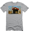 Van Sant Covered Bridge Bucks County Adam Jewell T-Shirt
