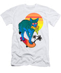 Vaporwave Coyote Kimberly Russell T-Shirt