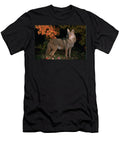 Vhurst Tk8678e Coyote in Maple Leaves Victoria Hurst T-Shirt