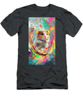 Vibrant Hamster in a Colorful Abstract Painting Cortez Schinner T-Shirt