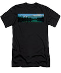View of Beaver Pond Three Sisters Panoramic Images T-Shirt