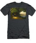 View of Castel Gandolfo and Lake Albano Lev Feliksovich Lagorio T-Shirt