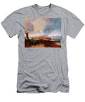 View of Castell Sermio on the Island of Sirmione on Lake Garda Anton Hansch T-Shirt