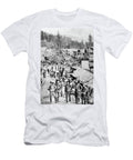 View of the Main Street Deadwood Dakota Territory 1877 American Photographer T-Shirt