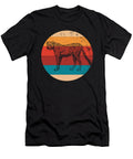 Vintage Cheetah Lover Retro Big Cat Silhouette Gift Art Grabitees T-Shirt