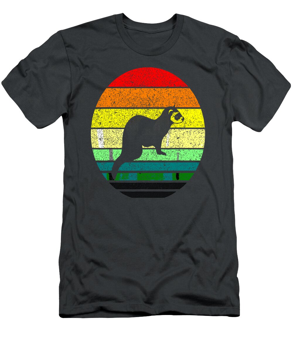 Vintage Ferret Retro Aansh Marsai T-Shirt