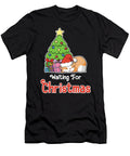 Waiting for Christmas Sleeping Santa Hamster Fh Design T-Shirt
