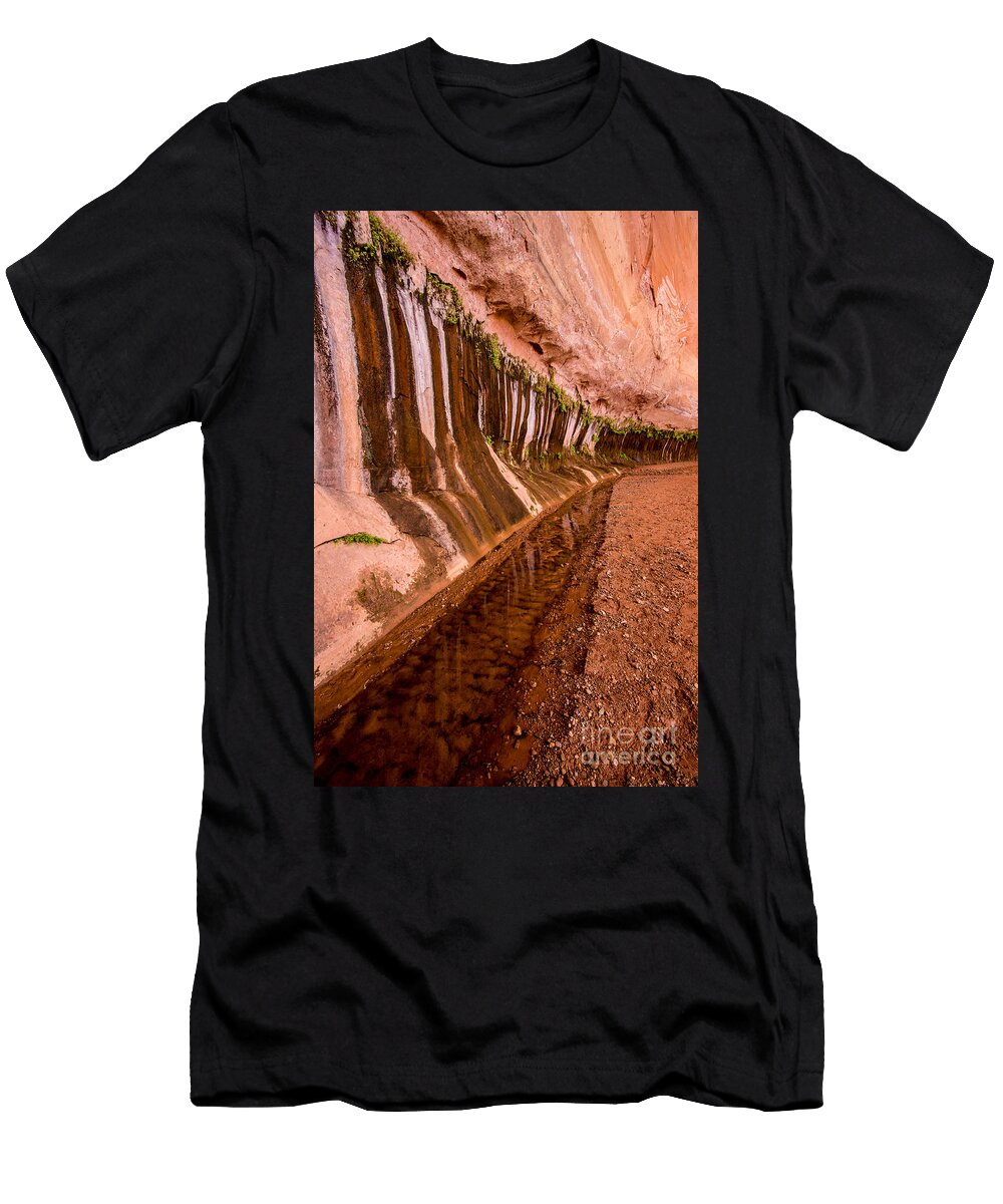 Water Is Life Coyote Gulch Utah Gary Whitton T-Shirt