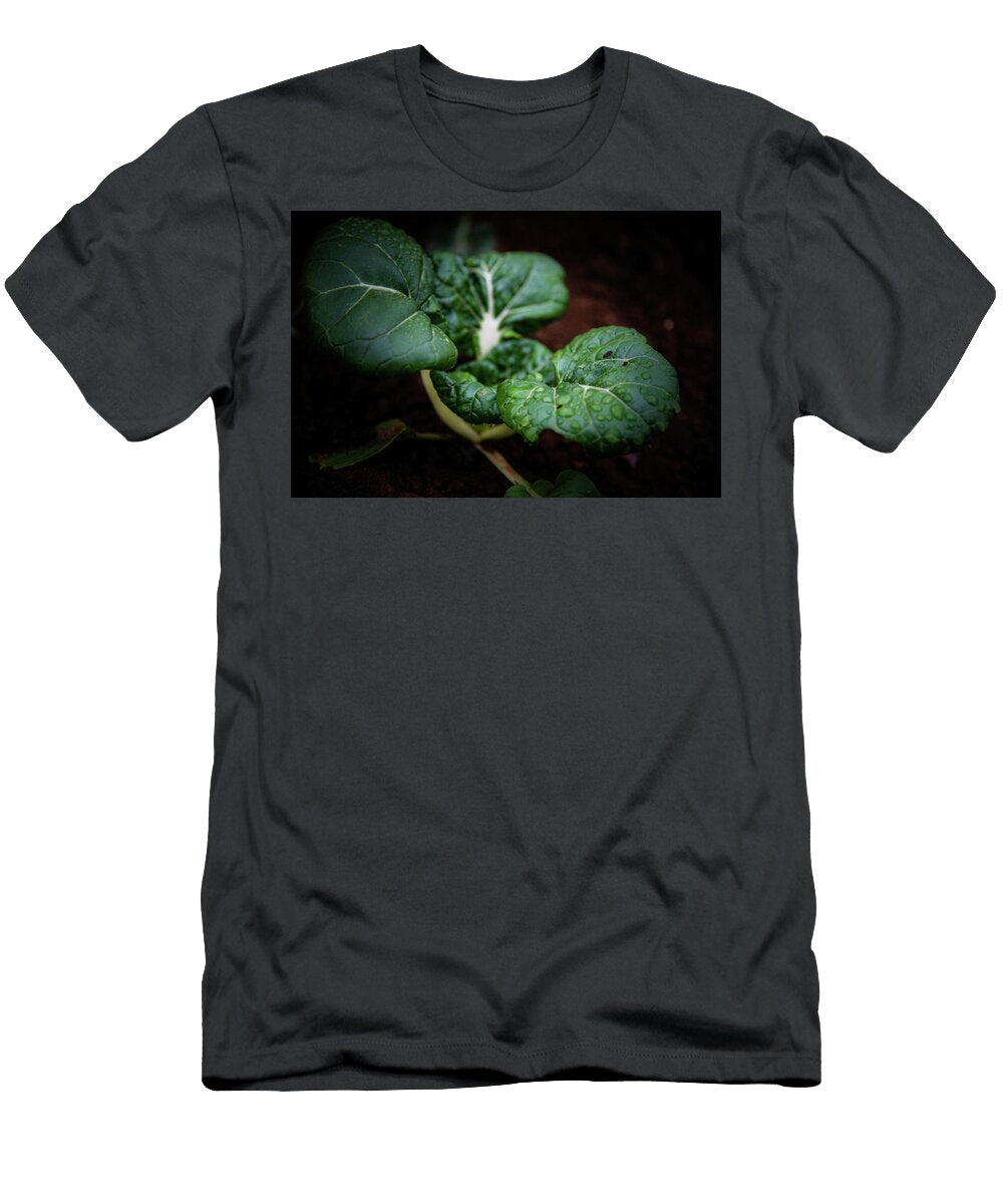 Water on Bok Choy Greg Mimbs T-Shirt