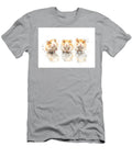 Watercolor Animal Art Three Feisty Hamsters Cute Little Hamsters Giunia Sigworth T-Shirt
