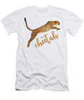Watercolor Cheetah Leopard Background Realistic Leopard Running Wild Animals Mounir Khalfouf T-Shirt