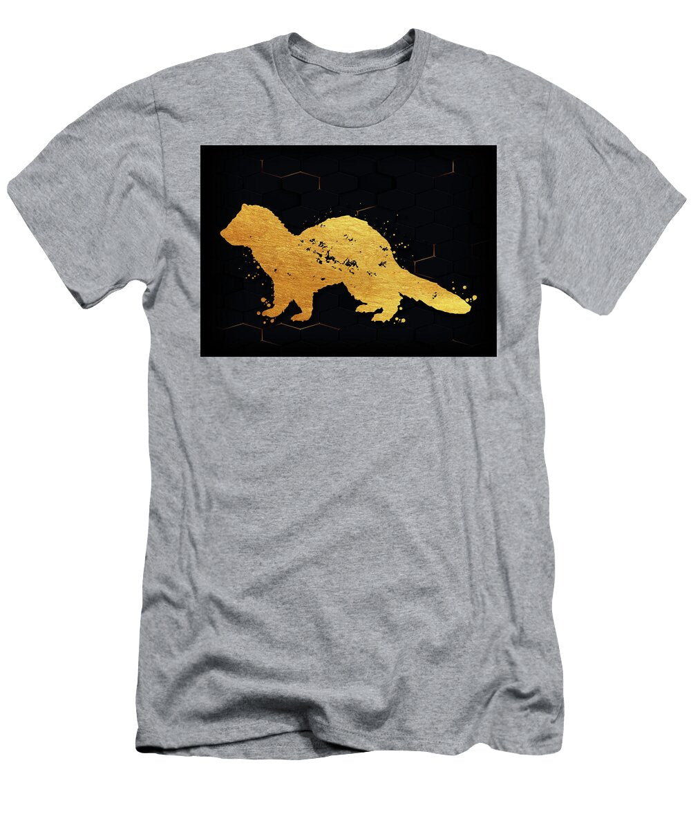 Watercolor Ferret Watercolor Print Animal Wall Art Nursery Wall Art Domestic Animal Art Kids Room St Wrenn Huber T-Shirt