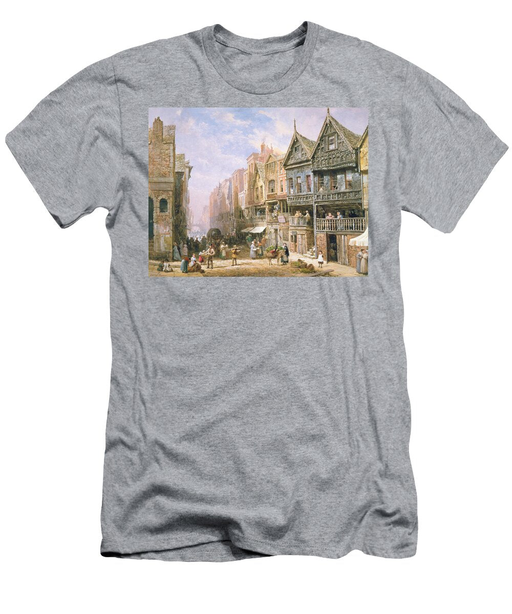 Watergate Street Looking Towards Eastgate Chester Louise J Rayner T-Shirt