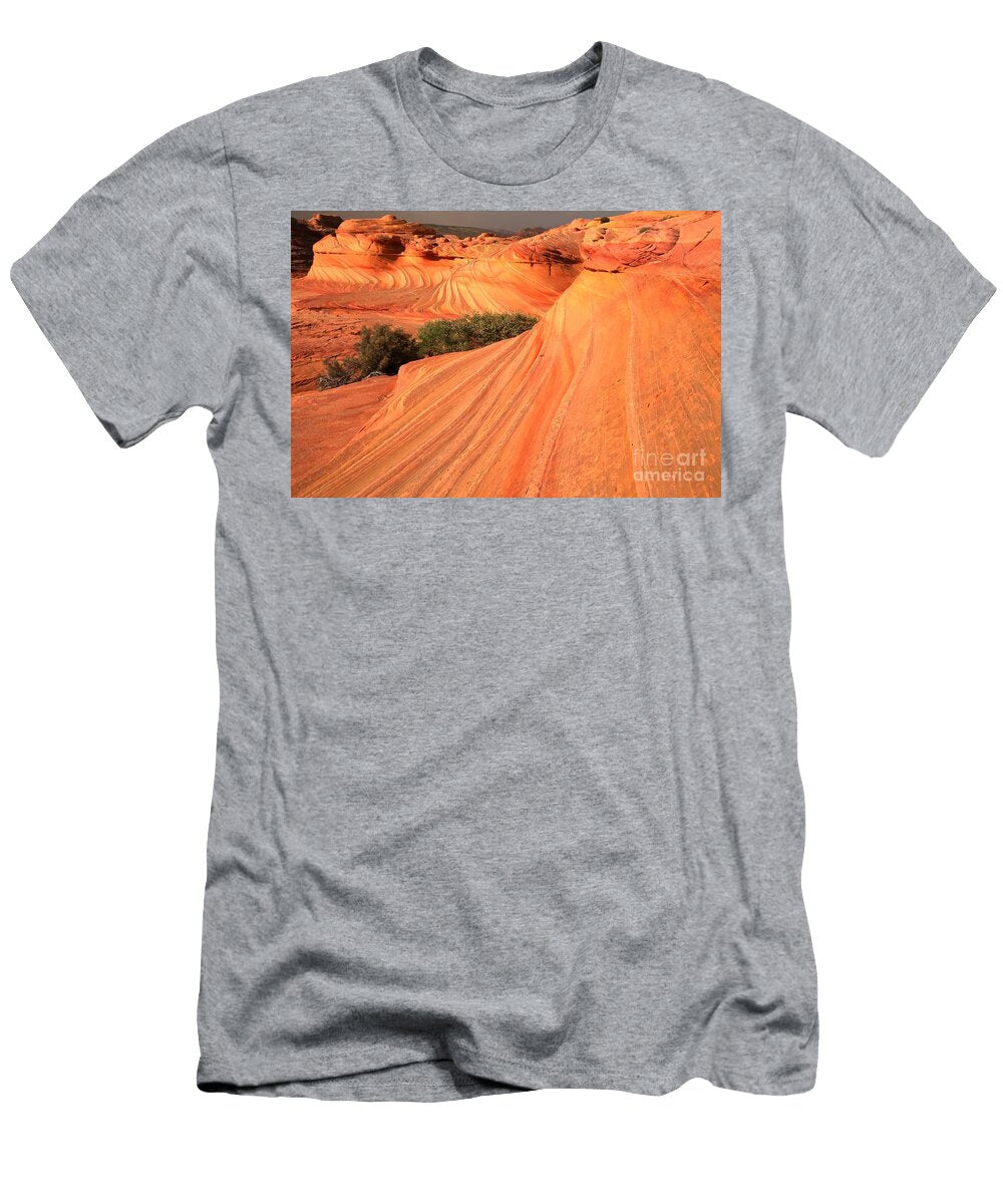 Wavy Sunset Curves Adam Jewell T-Shirt