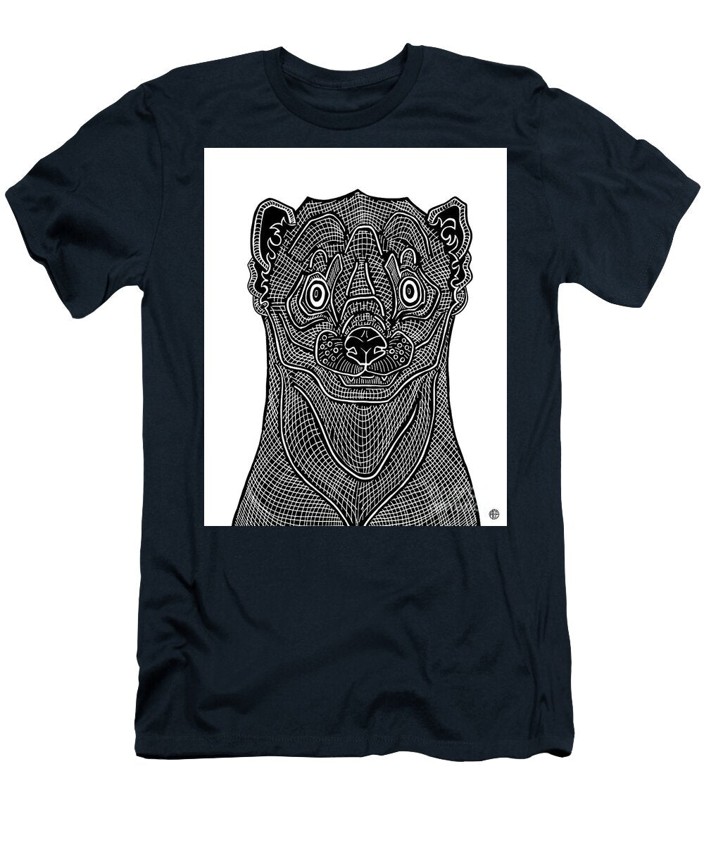 Weasel Wild Animal Ink 31 Amy E Fraser T-Shirt