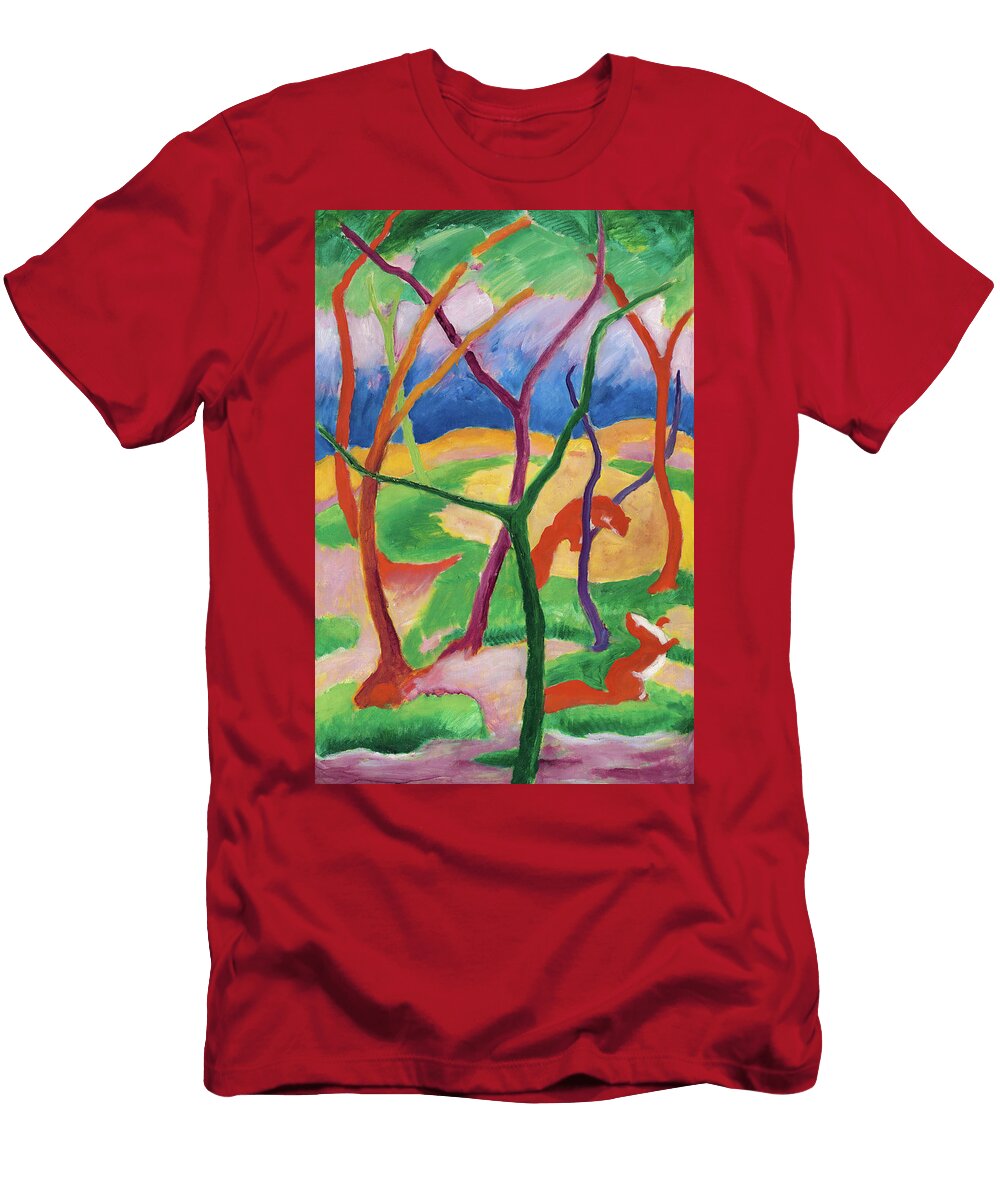 Weasels At Play 1911 Franz Marc T-Shirt