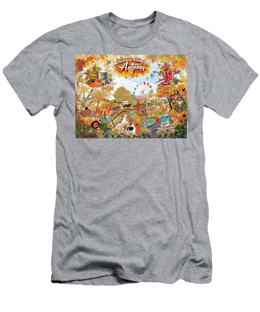 Welcome Colorful Autumn Evie Cook T-Shirt