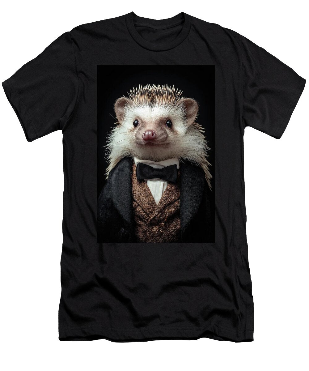 Well Dressed Hedgehog Funny Animal Matthias Hauser T-Shirt