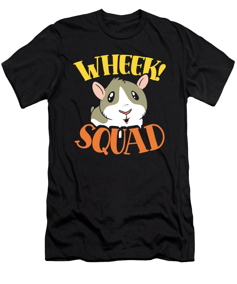Wheek Squad Funny Guinea Pig Lover Raphaelartdesign T-Shirt