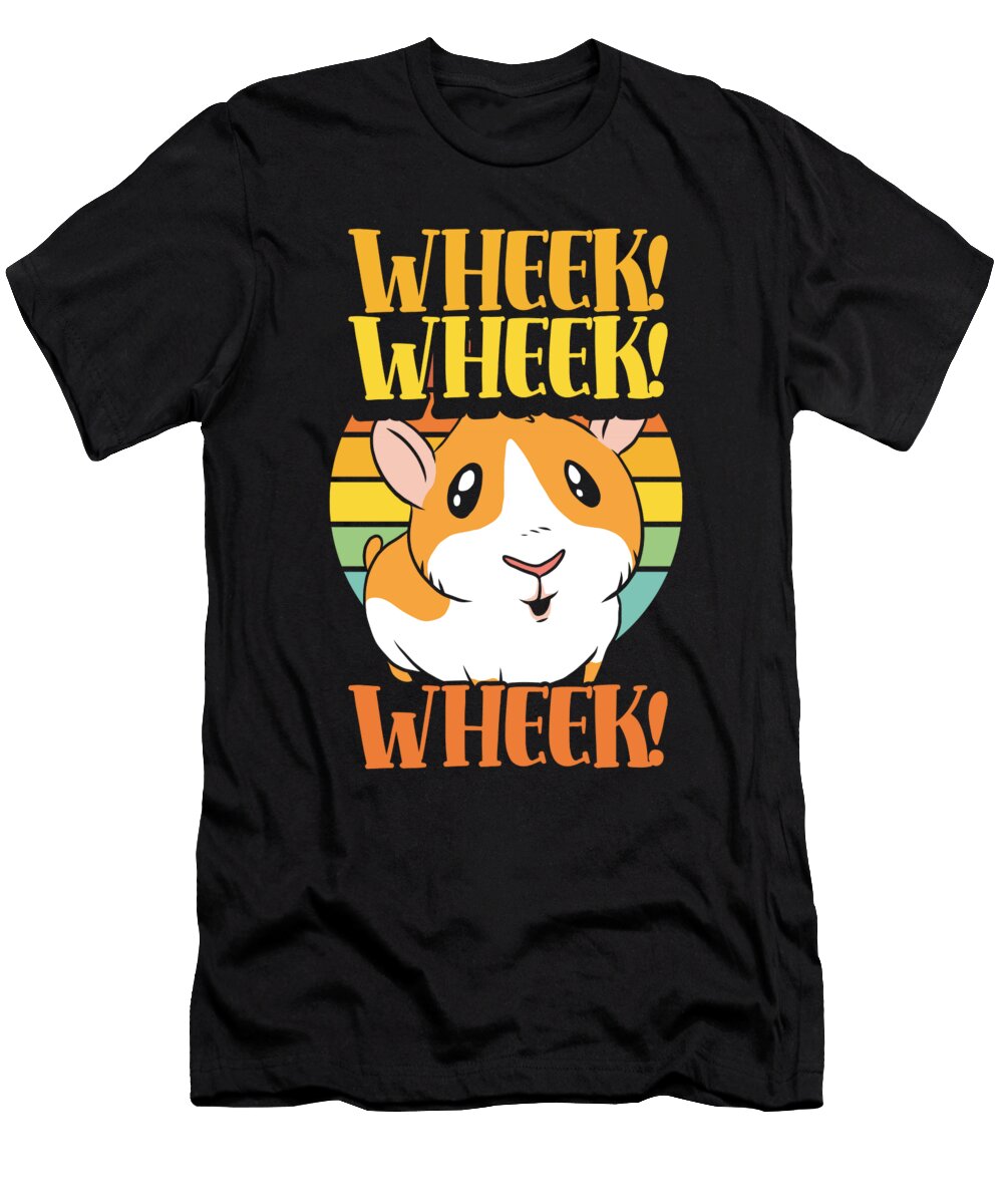 Wheek Wheek Funny Guinea Pig Lover Raphaelartdesign T-Shirt