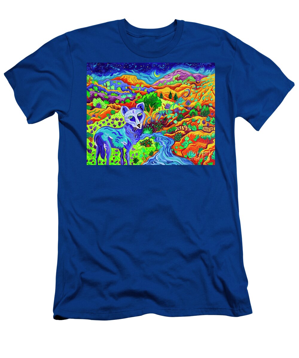 Where the Coyote Sings His Song Cathy Carey T-Shirt
