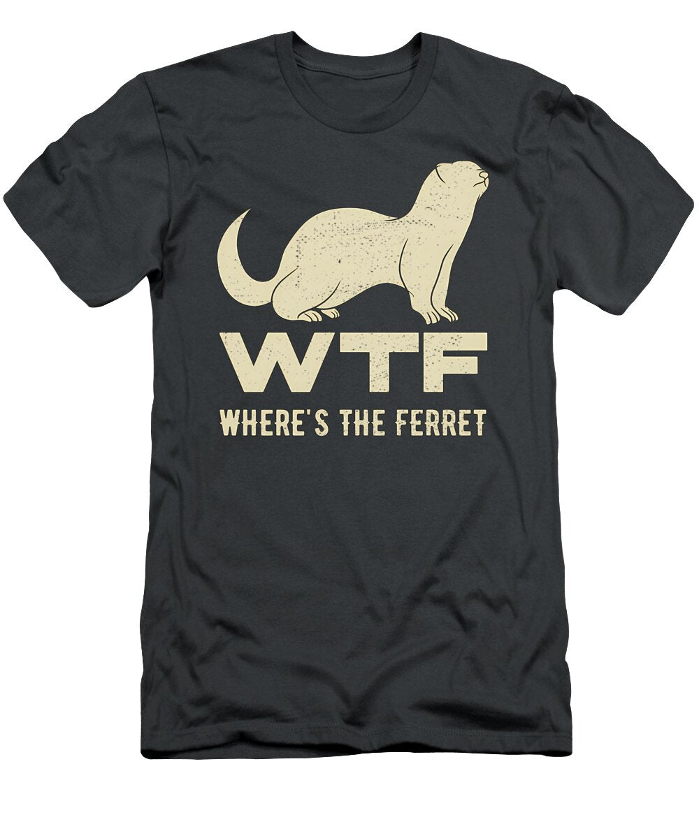 Wheres the Ferret Funny Ferret Sibainu T-Shirt