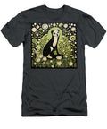 Whimsy Folk Night Garden Ferret Aloke Design T-Shirt