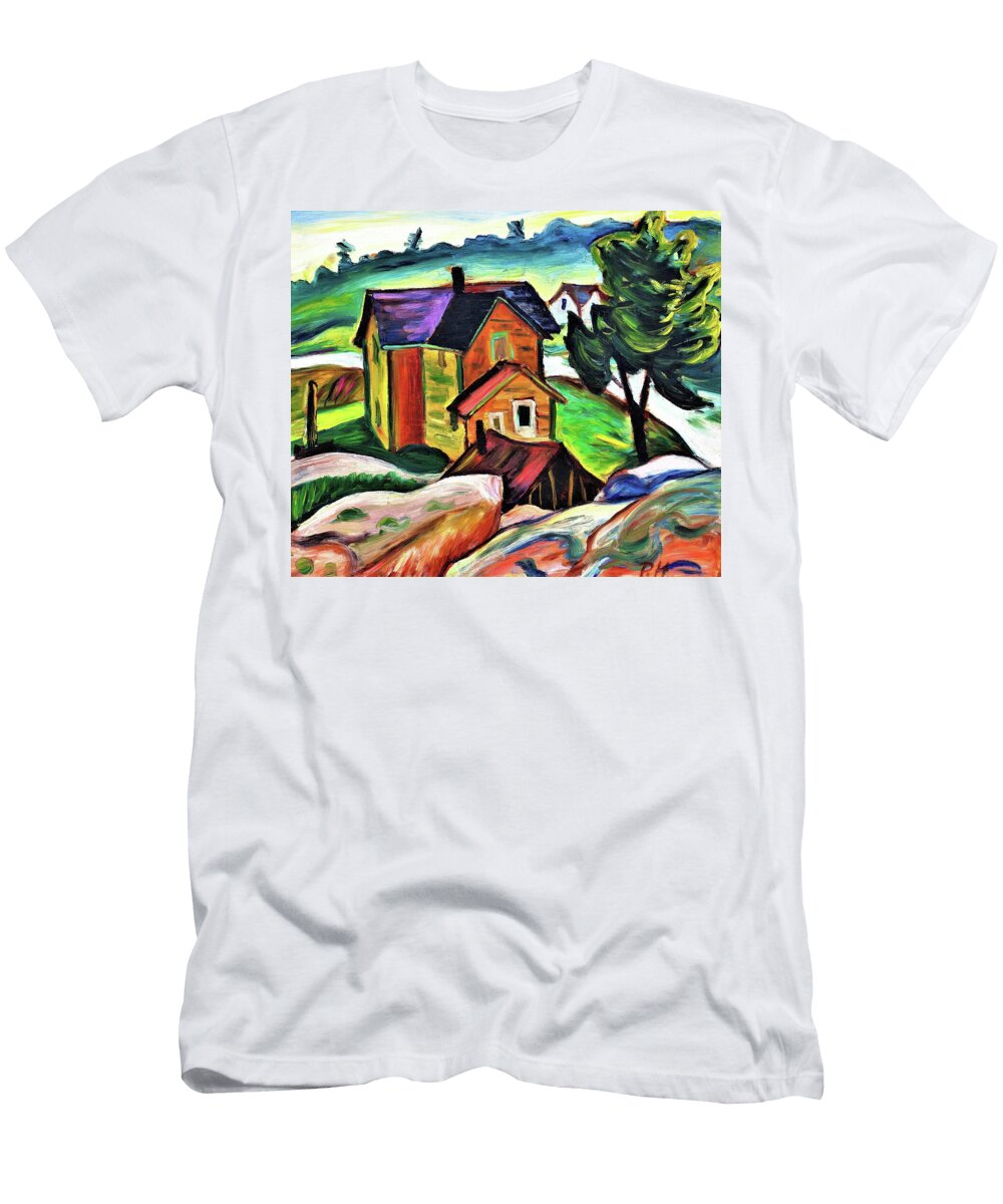 White Fish Falls Georgian Bay Digital Remastered Edition Prudence Heward T-Shirt