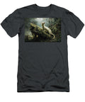 White Stoat in a Forest Mindscape Arts T-Shirt