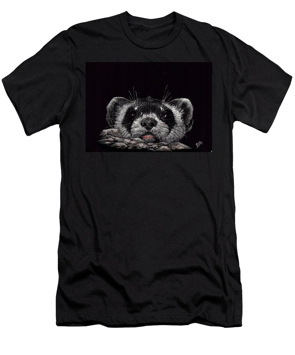 Who Me Baby Ferret Janet Funk T-Shirt