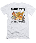 Wild Cats of the World Leopard Lion Bobcat Tiger Toms Store T-Shirt