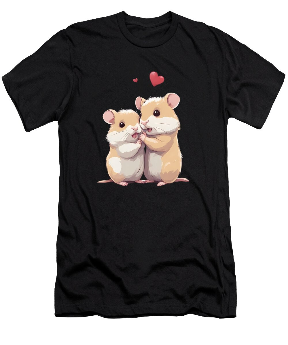 Wild Hamster Anime Girl Nft T-Shirt