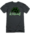 Wildcats Green Black Cheetah School Sports Fan Team Spirit Jay Sama T-Shirt