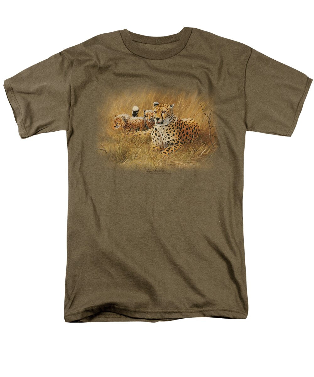 Wildlife Cheetah Family T-Shirt
