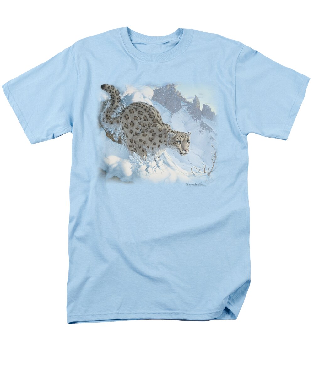Wildlife Snow Leopard Brand a T-Shirt