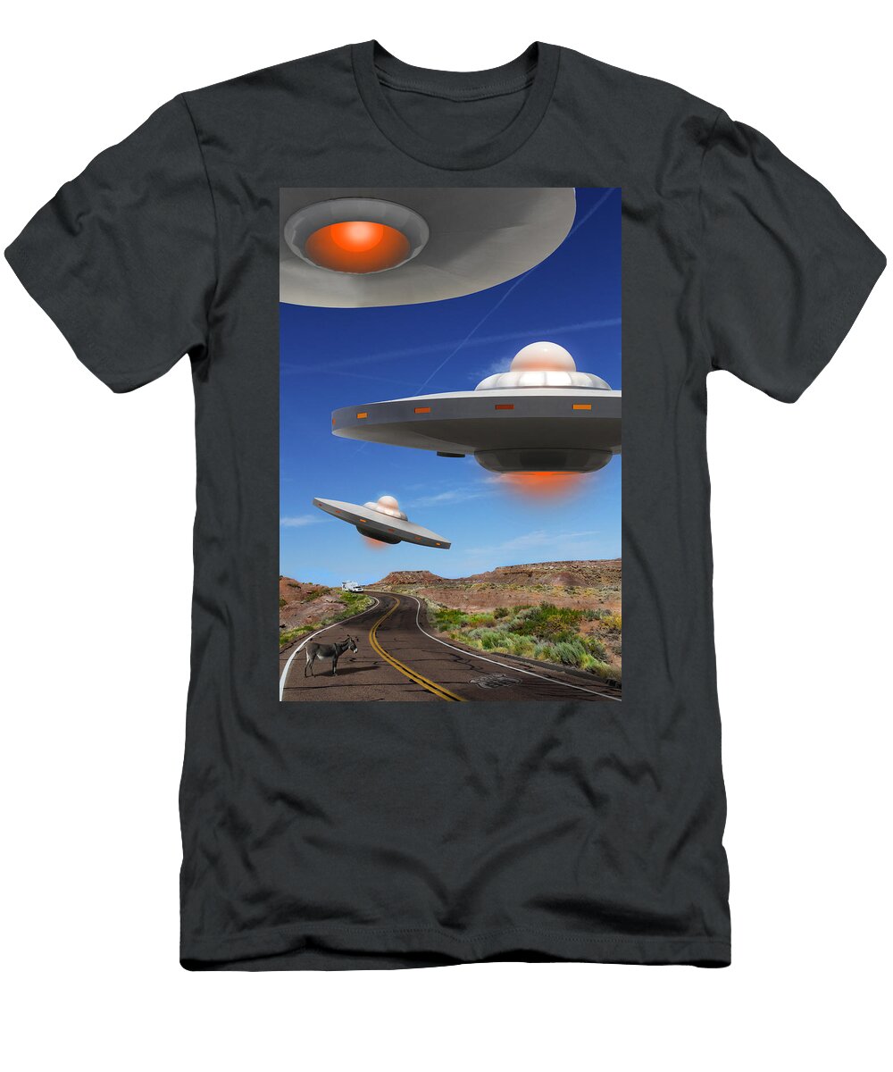 Wip You Never Know What You Will See on Route 66 Mike Mcglothlen T-Shirt