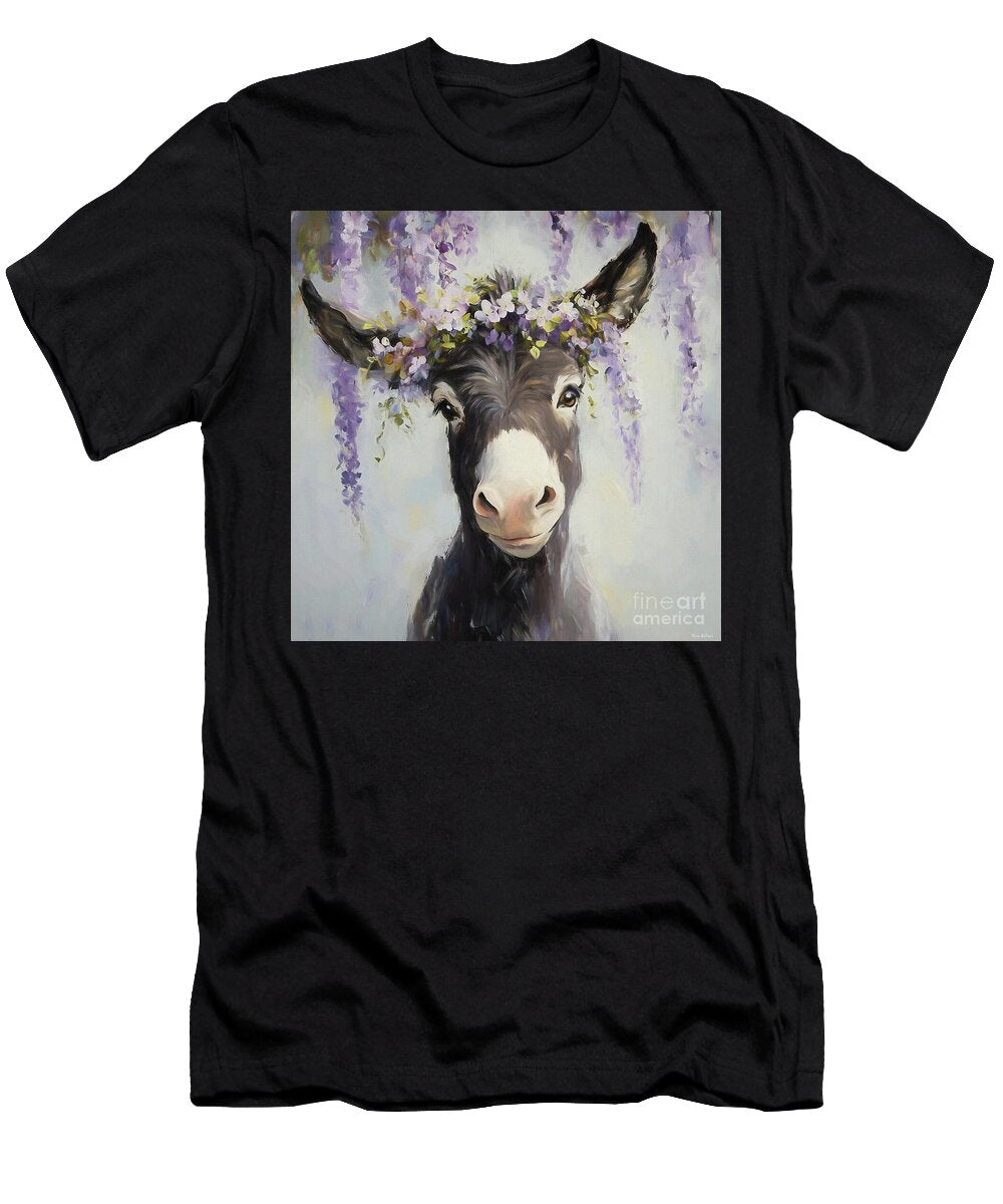 Wisteria Donkey Tina Lecour T-Shirt