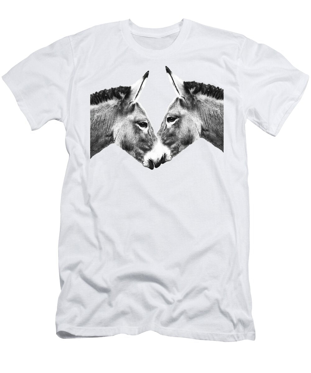 Without Words Donkey Art Sharon Cummings T-Shirt