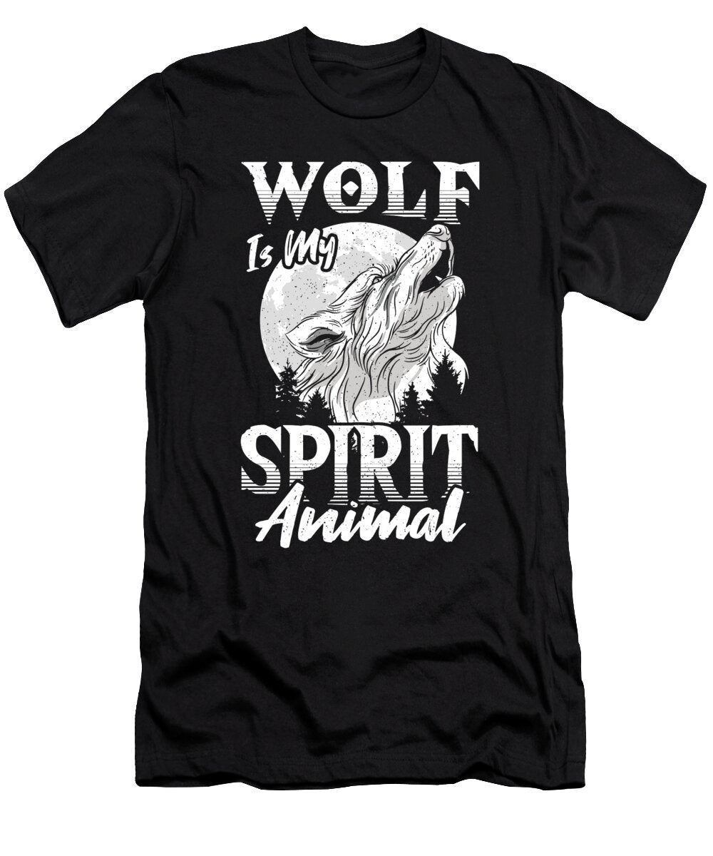 Wolf Is My Spirit Animal Wolves Alessandra Roth T-Shirt