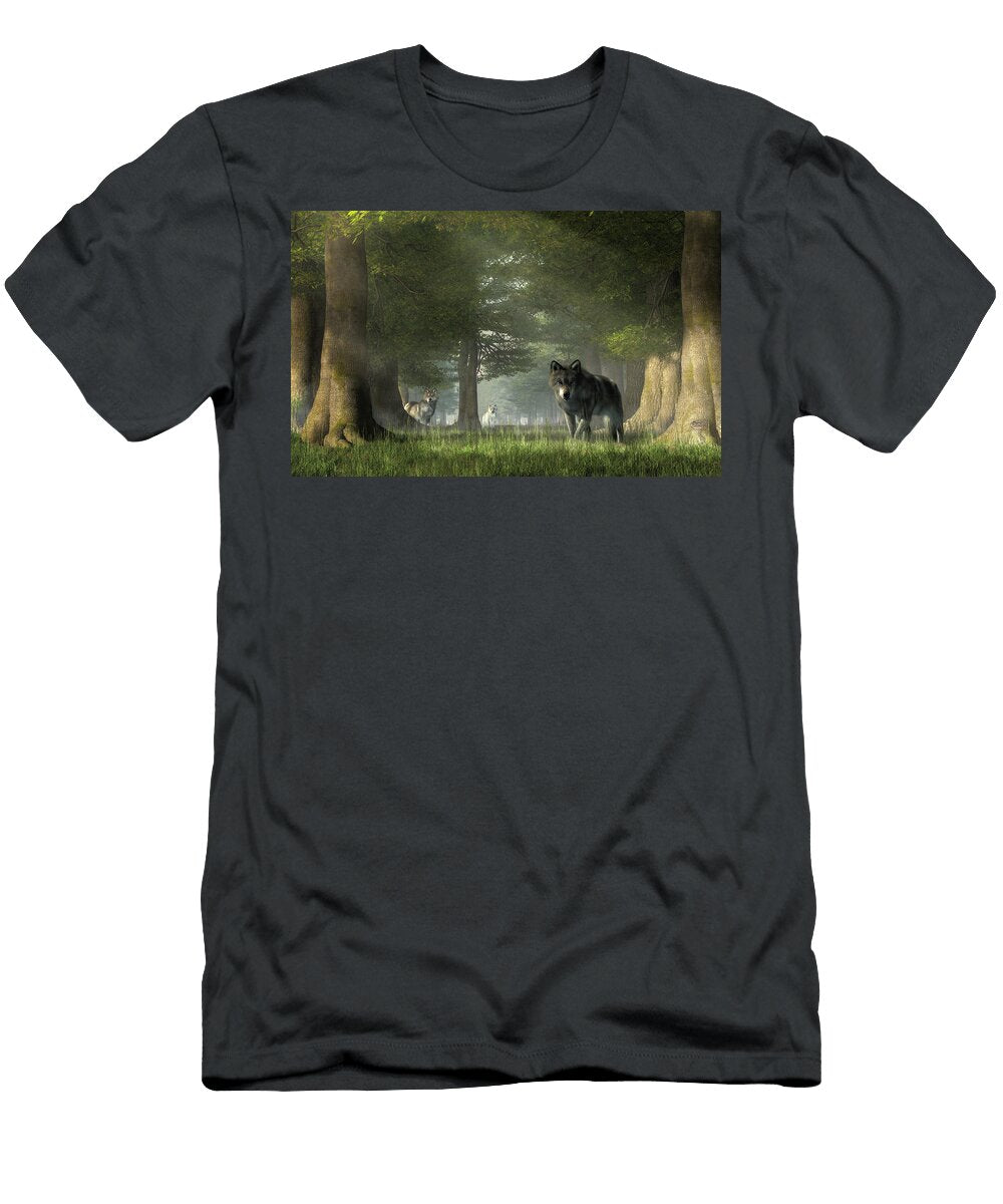 Wolves in the Forest Daniel Eskridge T-Shirt
