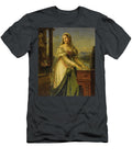 Woman At the Organ Before a Statue of the Virgin and Child Mariephilippe Coupin De LA Couperie French T-Shirt